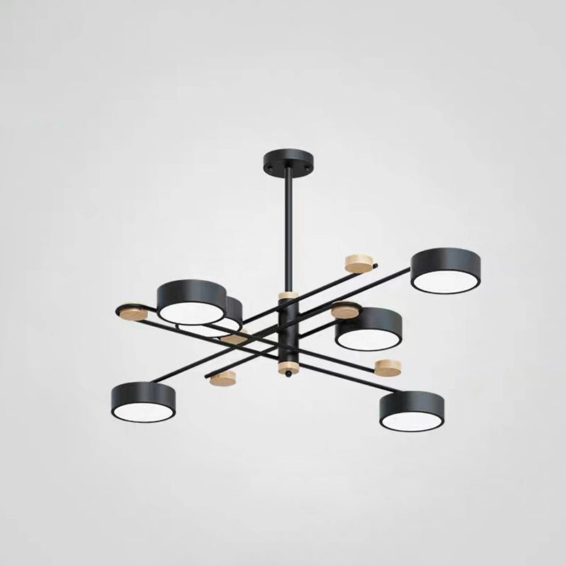 Modern Layered Branching Chandelier Pendant Light Metallic Suspension Pendant Light for Living Room