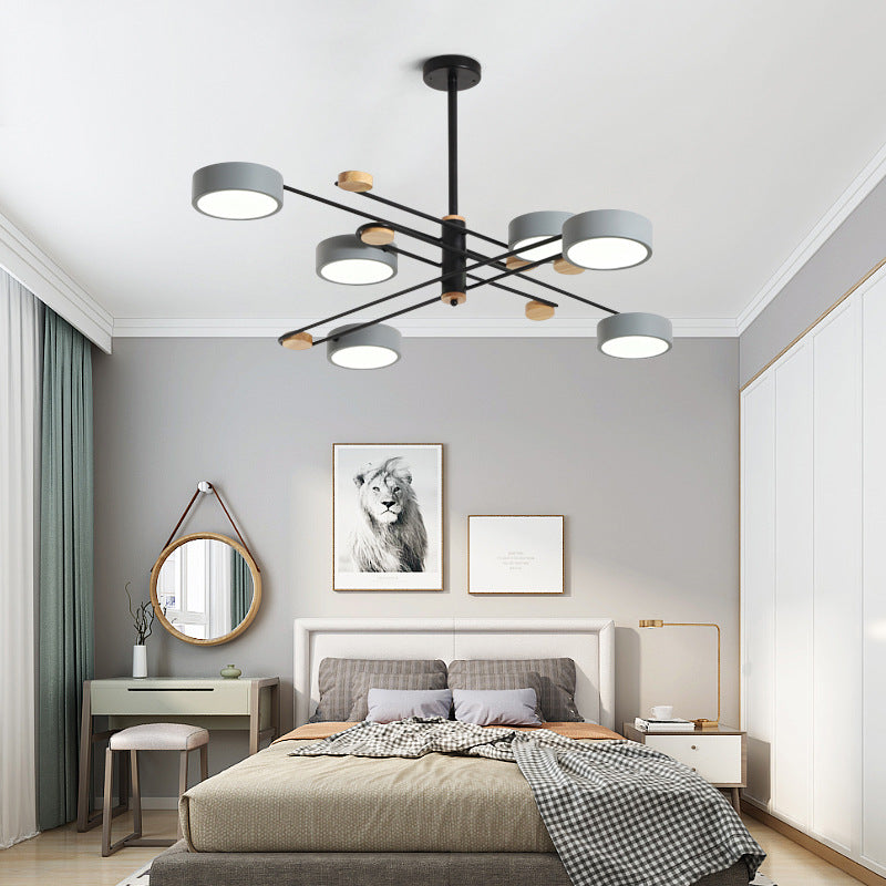 Modern Layered Branching Chandelier Pendant Light Metallic Suspension Pendant Light for Living Room