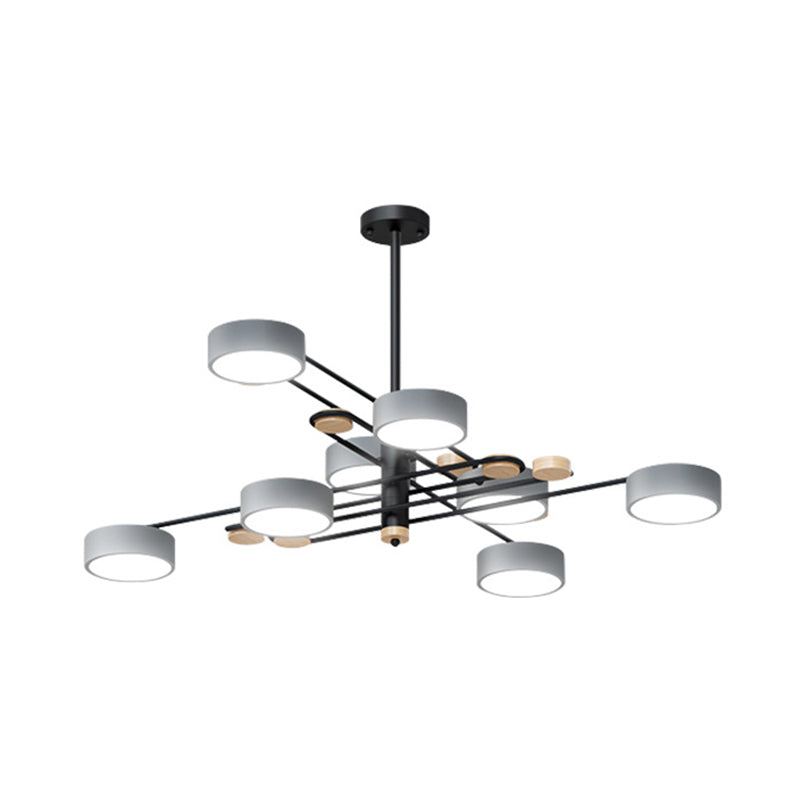 Modern Layered Branching Chandelier Pendant Light Metallic Suspension Pendant Light for Living Room