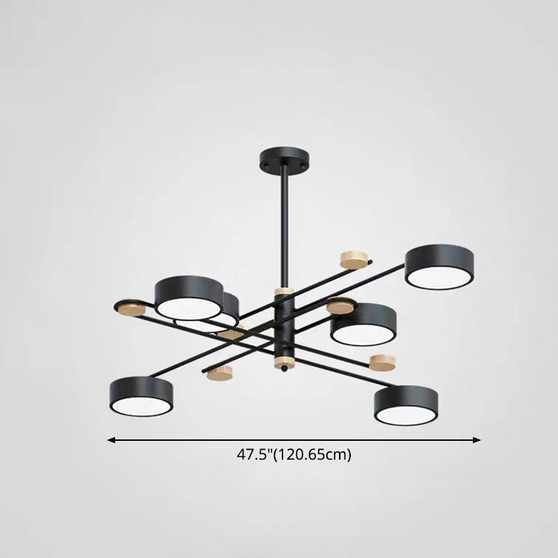 Modern Layered Branching Chandelier Pendant Light Metallic Suspension Pendant Light for Living Room