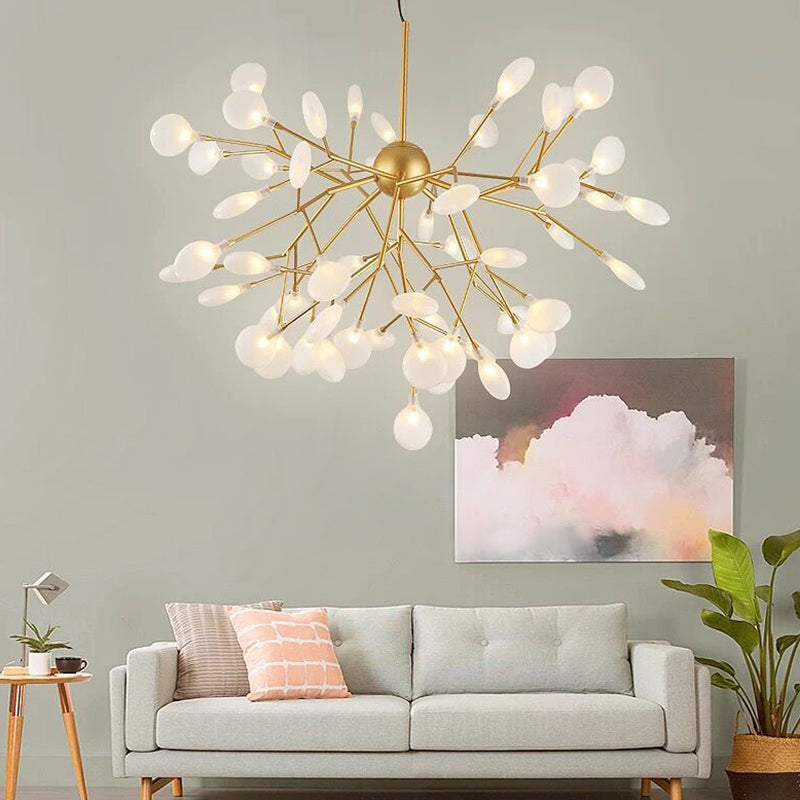 Metal Branches Ceiling Pendant Light Contemporary Style LED Suspended Lighting Fixture