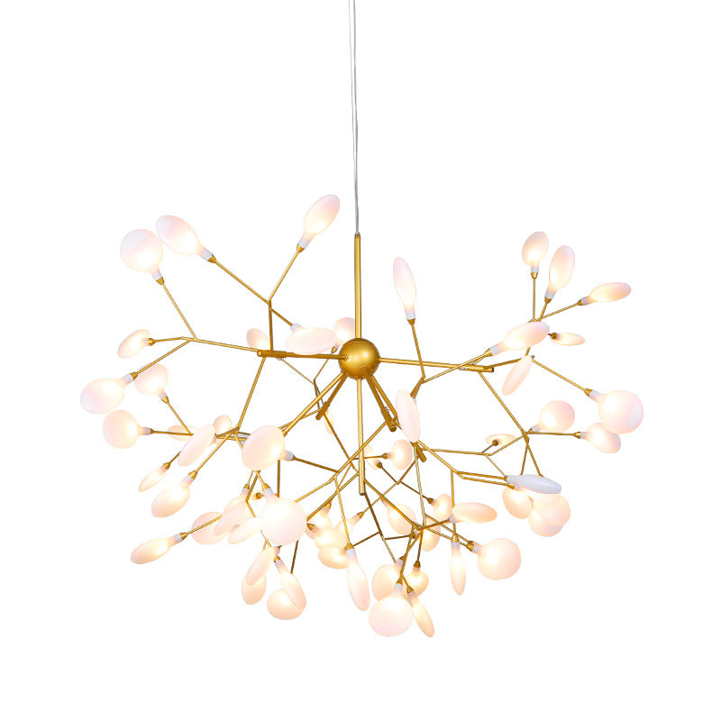 Metal Branches Ceiling Pendant Light Contemporary Style LED Suspended Lighting Fixture
