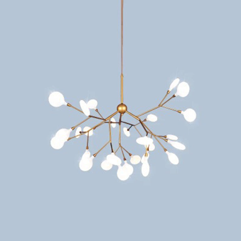 Metal Branches Ceiling Pendant Light Contemporary Style LED Suspended Lighting Fixture