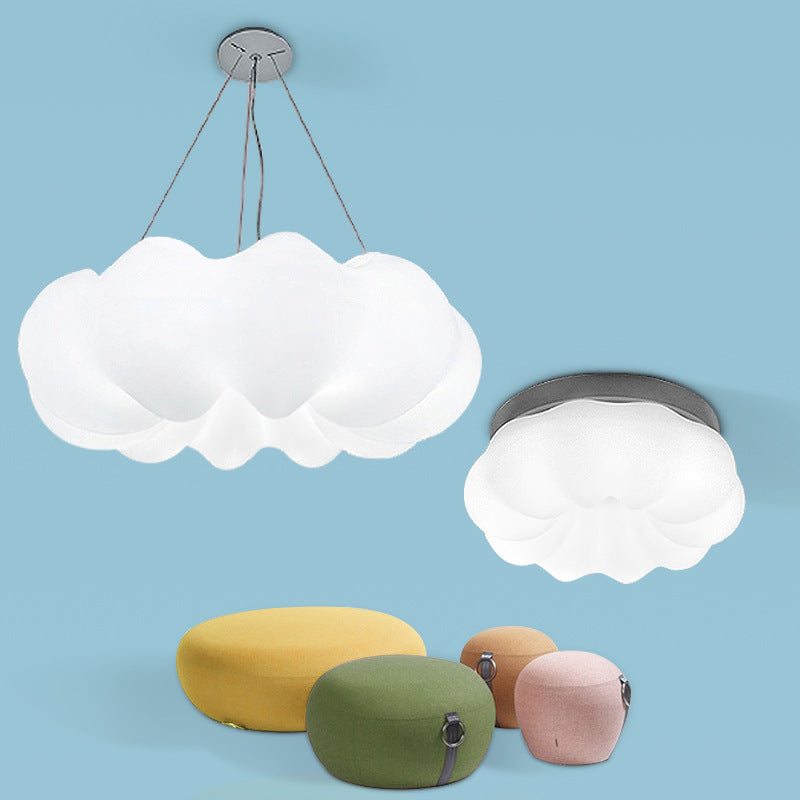 Luce a soffitto appeso al nuvola Minimalista in plastica Minimalista LED CAMERA SOSPENSIONE IL BIANCO