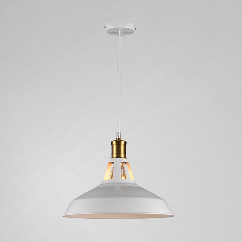 Shaded Restaurant Pendant Lighting Fixture Industrial Style Metal Hanging Light Kit