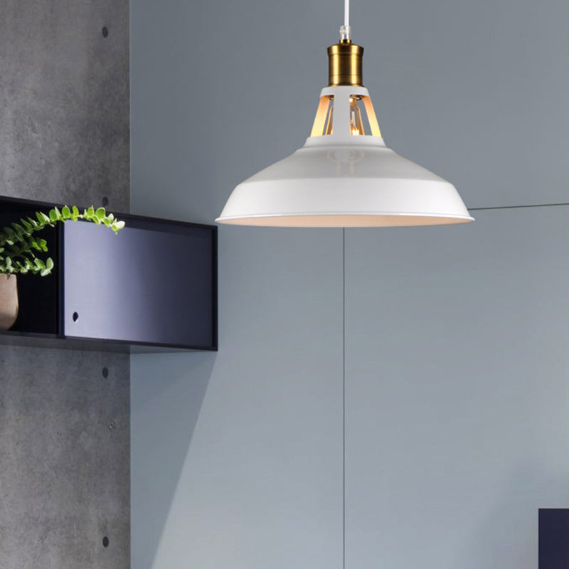 Shaded Restaurant Pendant Lighting Fixture Industrial Style Metal Hanging Light Kit