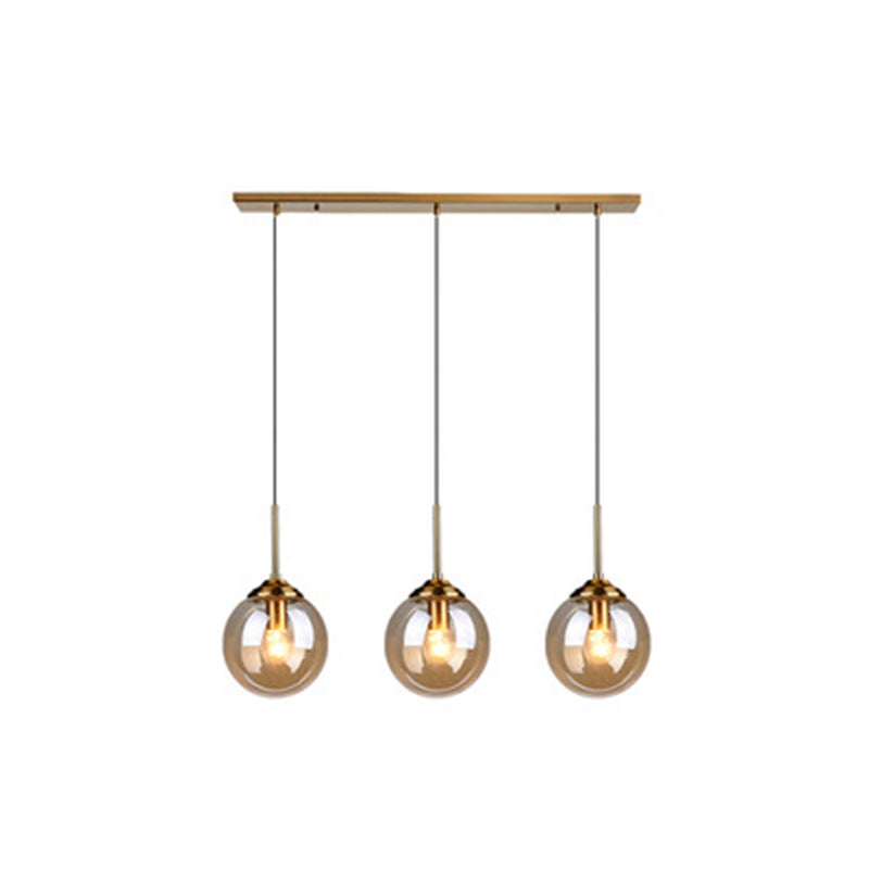 Sphere Pendant Lighting Fixture Modern Minimalist Glass Indoor Pendant Ceiling Lights