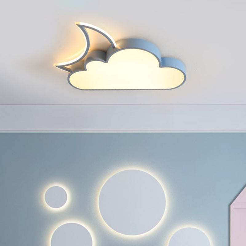 Cloud and Moon Metall-Deckenleuchte für Deckenmontage, nordische LED-Beleuchtung in Deckennähe