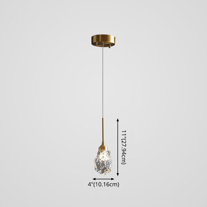 Finitura in ottone Mini Crystal Crystal Light Modern Style Modern Style Light per soggiorno bar Caffetteria bar