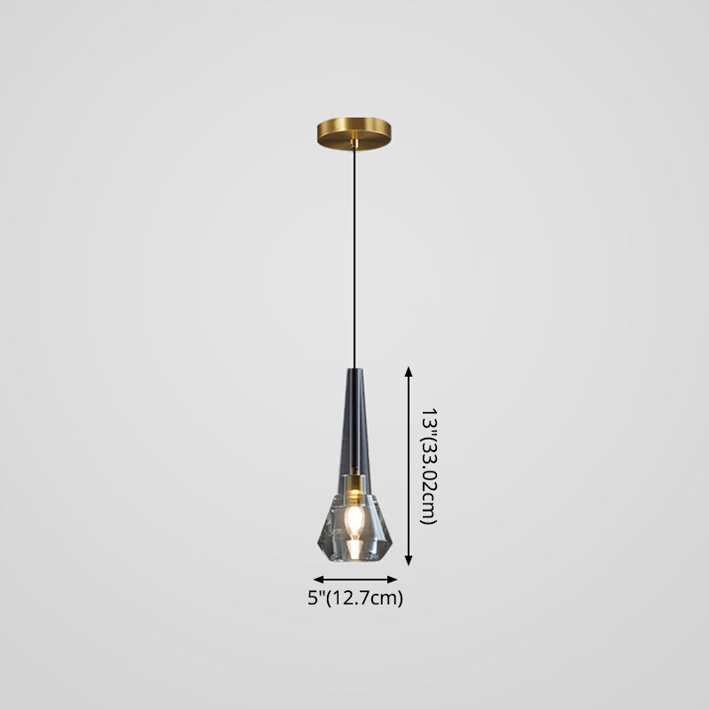 Finitura in ottone Mini Crystal Crystal Light Modern Style Modern Style Light per soggiorno bar Caffetteria bar