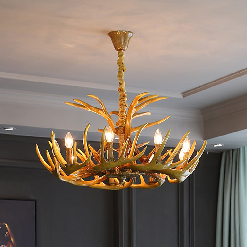Lustre de corne fausse lustre