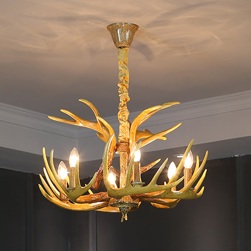 Lustre de corne fausse lustre