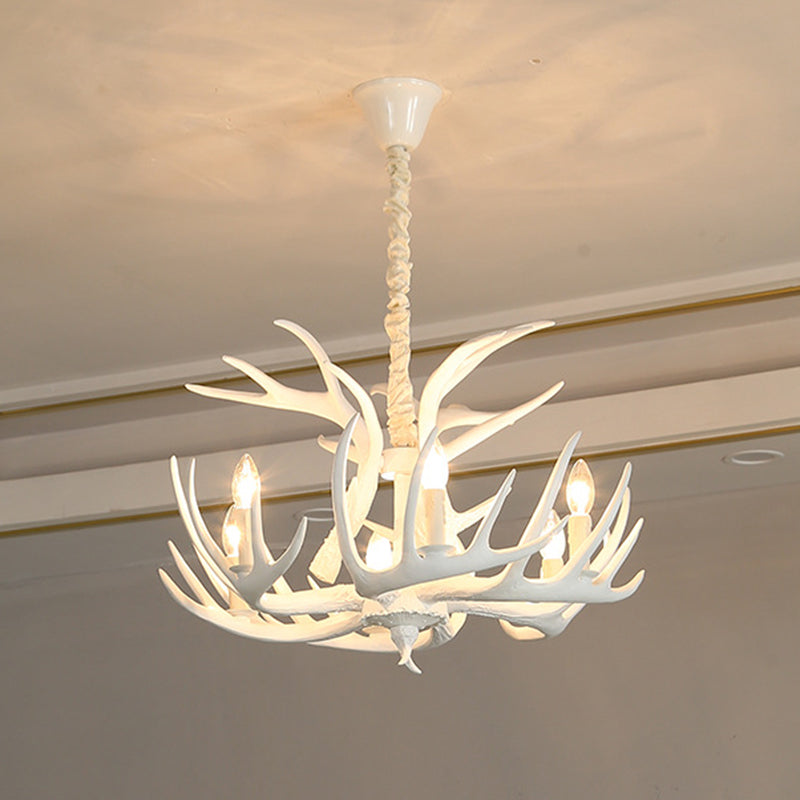 Lustre de corne fausse lustre