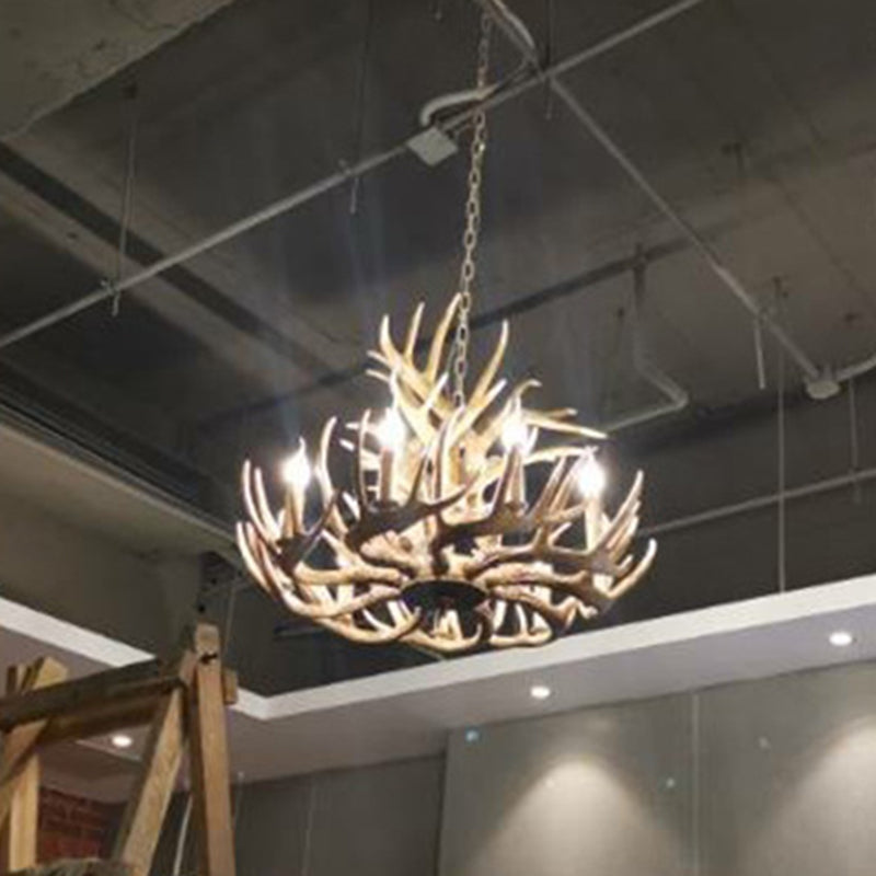 Lustre de corne fausse lustre