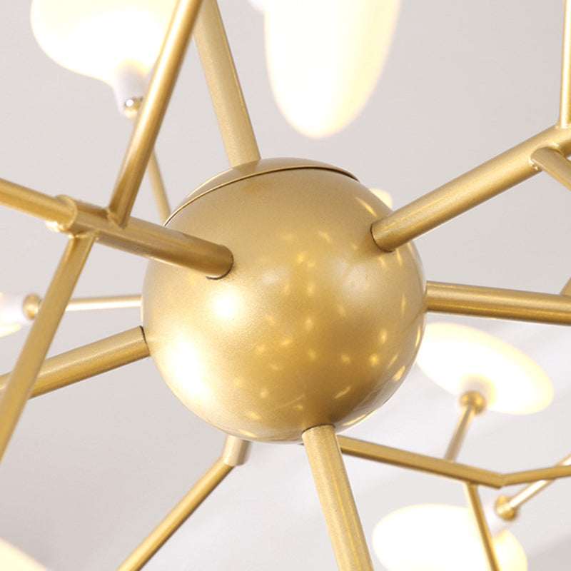 Modern Firefly Style Lampadellier leggero glassata glassata Acrilico Soggiorno Sallo Affatta lampada