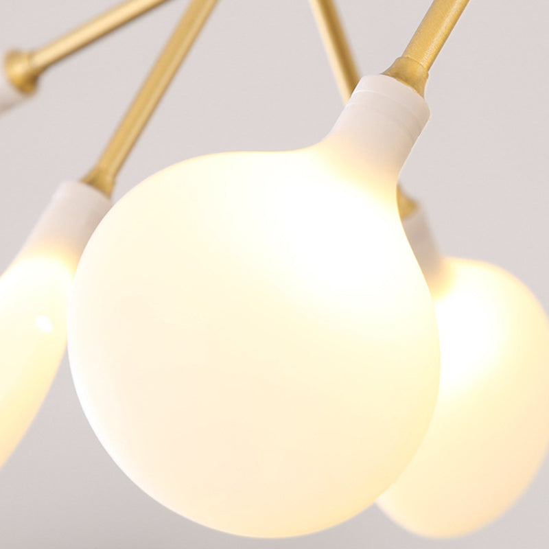 Modern Firefly Style Lampadellier leggero glassata glassata Acrilico Soggiorno Sallo Affatta lampada