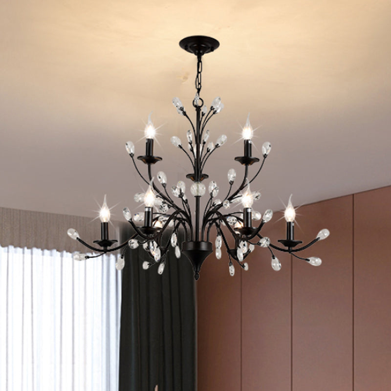 Exponierte Glühbirnen -Metallendedecke Kraut