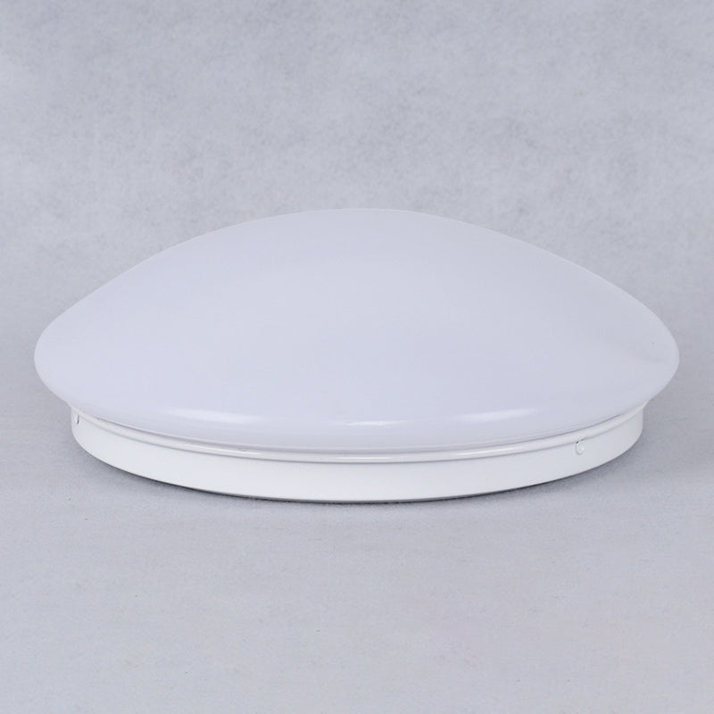Simplicity Dome Flush Deckenleuchte, Acryl-Foyer-LED-Unterputzbeleuchtung in Weiß