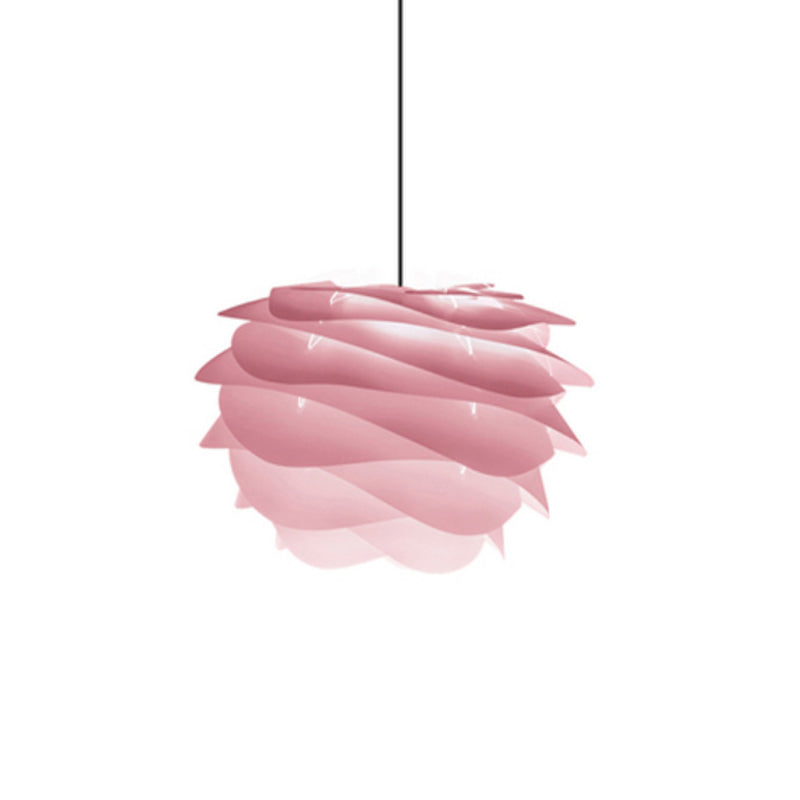 Modern Art Deco Hanging Light Fixtures 1 Light Pinecone Shade Acrylic Pendant Light