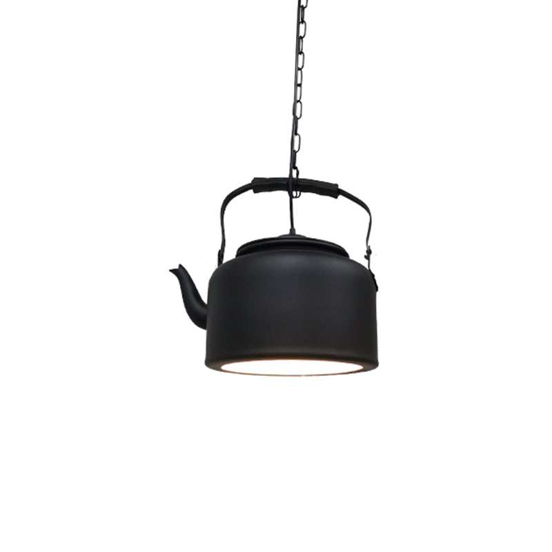 Art Deco Industrial Style Kettle Shade Pendant Light Fixture Metal 1 Light Hanging Lamp