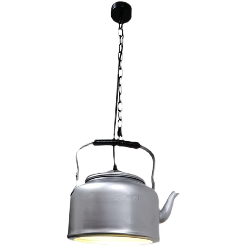 Art Deco Industrial Style Kettle Shade Pendant Light Fixture Metal 1 Light Hanging Lamp