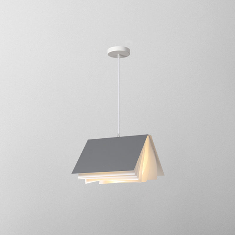 Modern Art Deco Metal Hanging Light Fixtures 1 Light Simple Rectangle Pendant Light