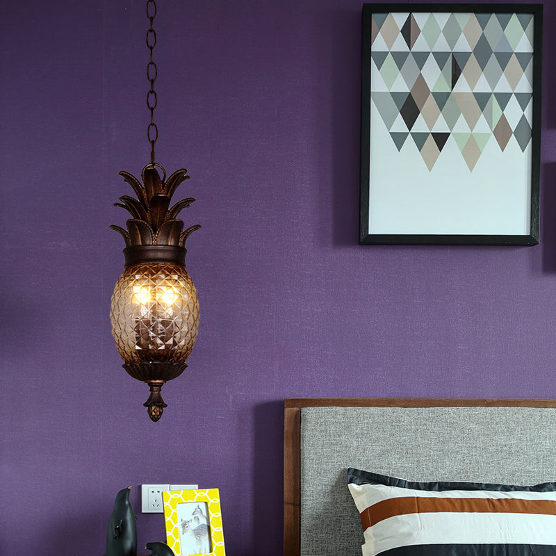 2 lumières Bubble Chandelier Éclairage