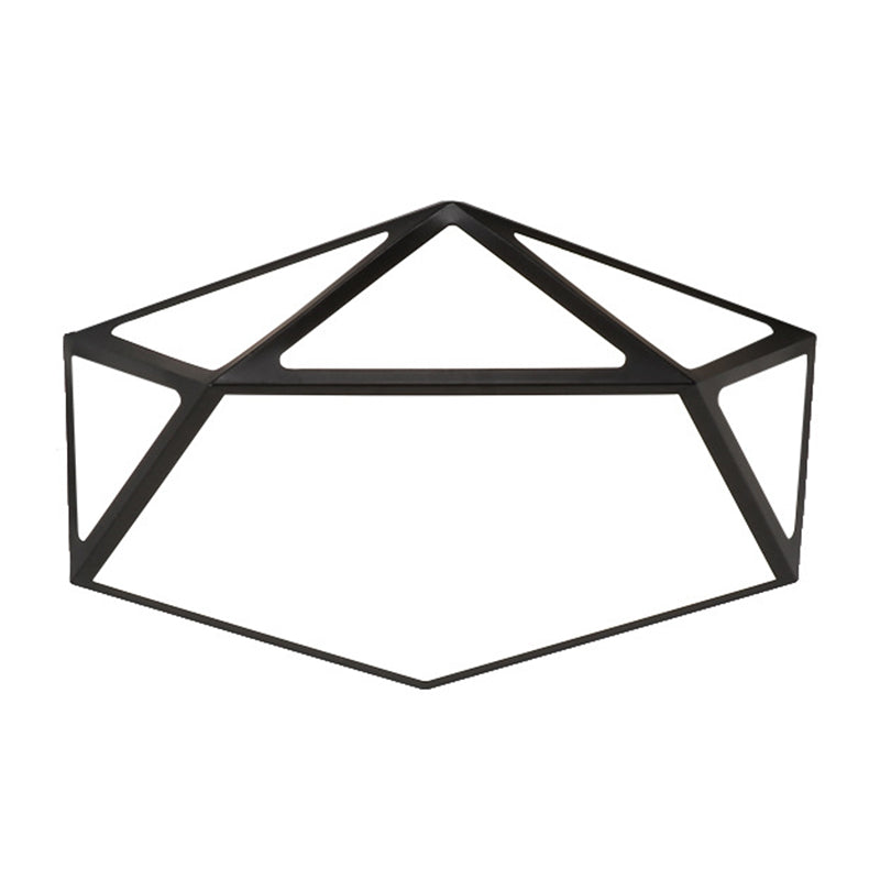 Macaroon Style Modern Lighting Fixture Geometric Acrylic Ceiling Lights LED Flush Mount Light for Hallway Bedroom