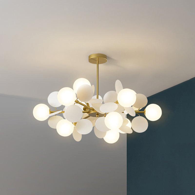 Balloon suspension des luminaires suspendus Cartoon Métallique Drop Pendant avec une teinte en verre pour la chambre