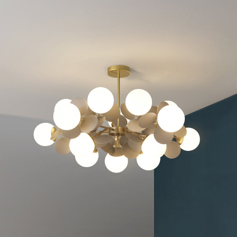Balloon suspension des luminaires suspendus Cartoon Métallique Drop Pendant avec une teinte en verre pour la chambre
