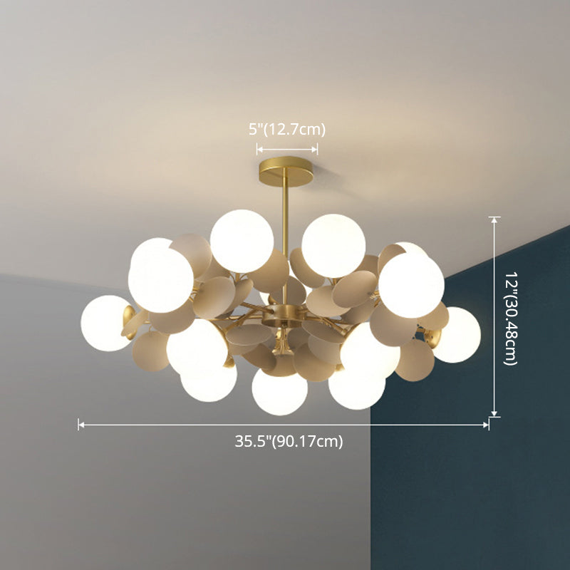 Balloon suspension des luminaires suspendus Cartoon Métallique Drop Pendant avec une teinte en verre pour la chambre