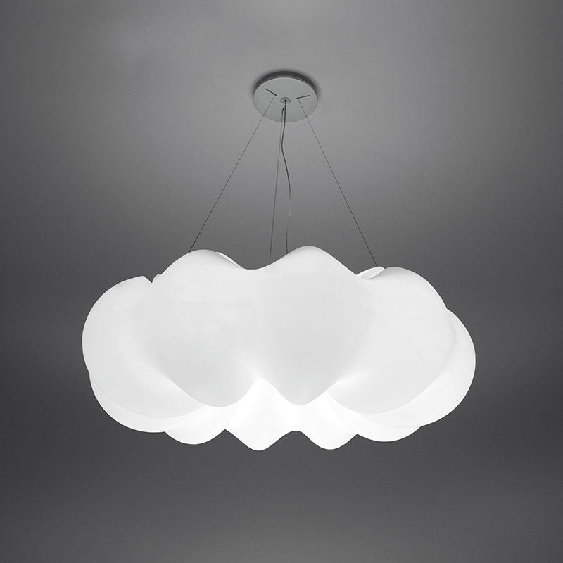 1 Light Cloud Plafond Postures Assemblées Pendentif Plastique en plastique
