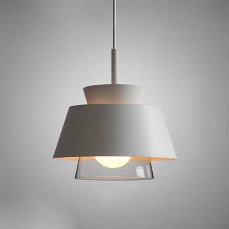 Modern Upside Down Trifle Pendant Light Metal Macarons 1-Light Pendant Lighting for Dining Room Table