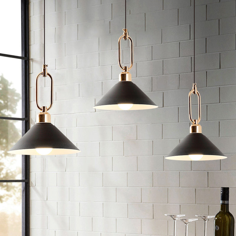 Macarons moderni ombrello ombrello a sospensione Light Metal Cipante Lighting con anello metallico