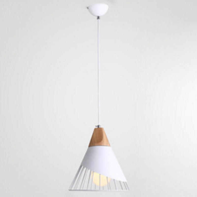 1-licht draadkooi hanglamp Noordelijke macarons stijl metalen woonkamer hangende lamp