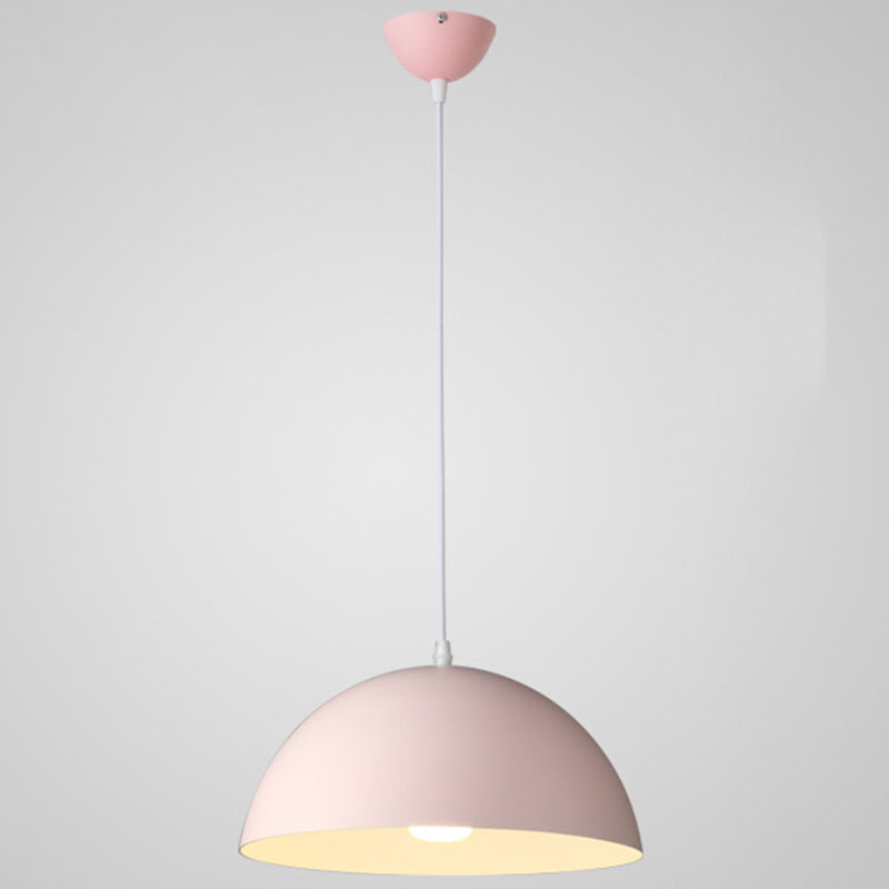 Cudo a costola in metallo Light Appeding Light 1 Light Nordic Minimalist Hanging Lampada per il ristorante
