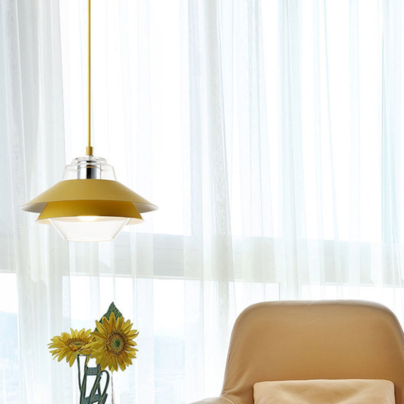 1 Tiers concentriques en couches légères Lampe à pension nordique de style nordique lampe suspendue