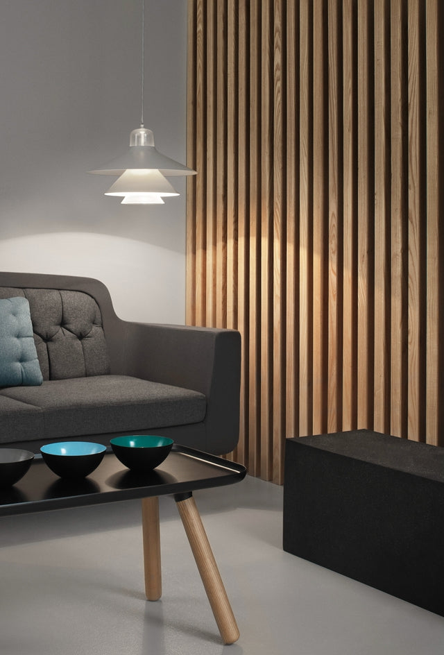 1 Light Layered Concentric Tiers Shade Pendant Lamp Nordic Style Metal Hanging Lamp for Bedroom