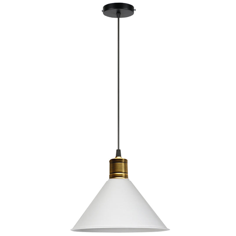 Metal Tapered Hanging Light Nordic Modern Style 1 Light Restaurant Ceiling Pendant Lamp