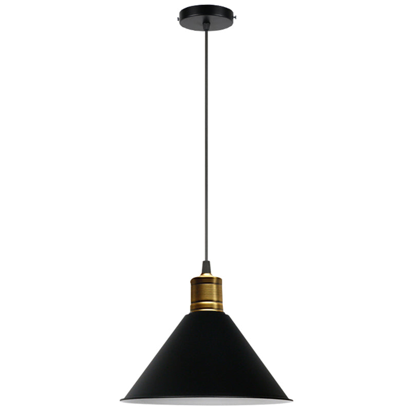 Metal Tapered Hanging Light Nordic Modern Style 1 Light Restaurant Ceiling Pendant Lamp