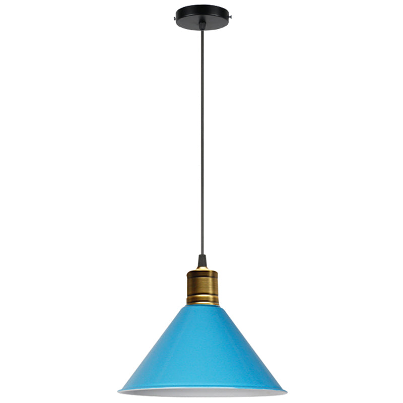 Metal Tapered Hanging Light Nordic Modern Style 1 Light Restaurant Ceiling Pendant Lamp