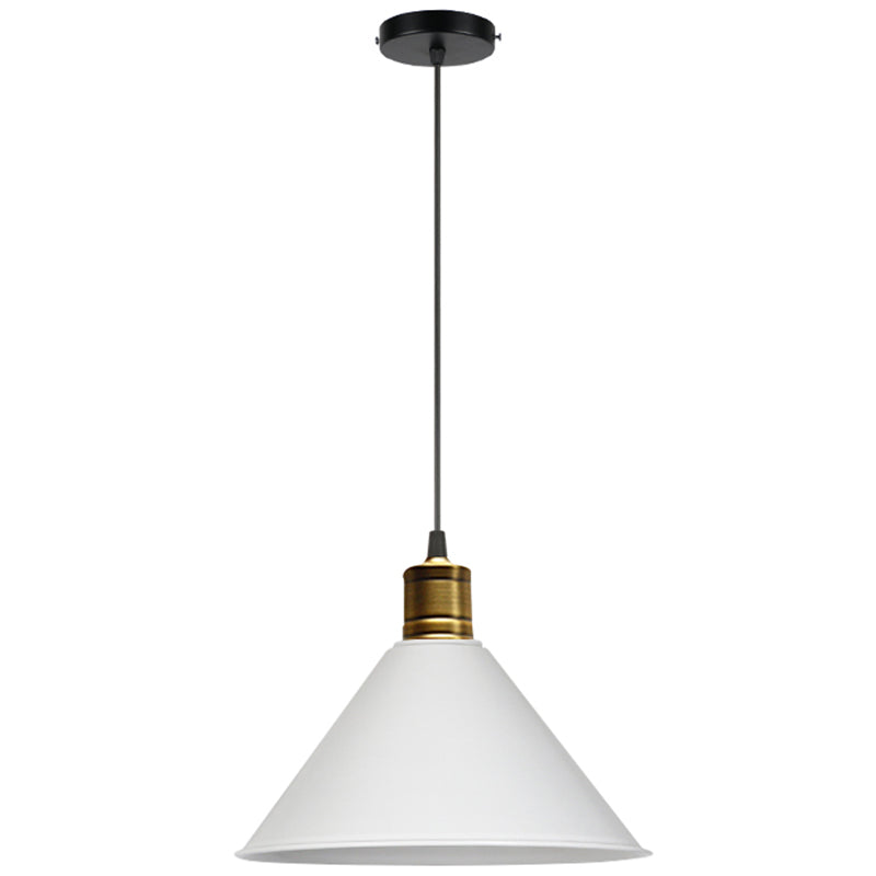 Metal Tapered Hanging Light Nordic Modern Style 1 Light Restaurant Ceiling Pendant Lamp