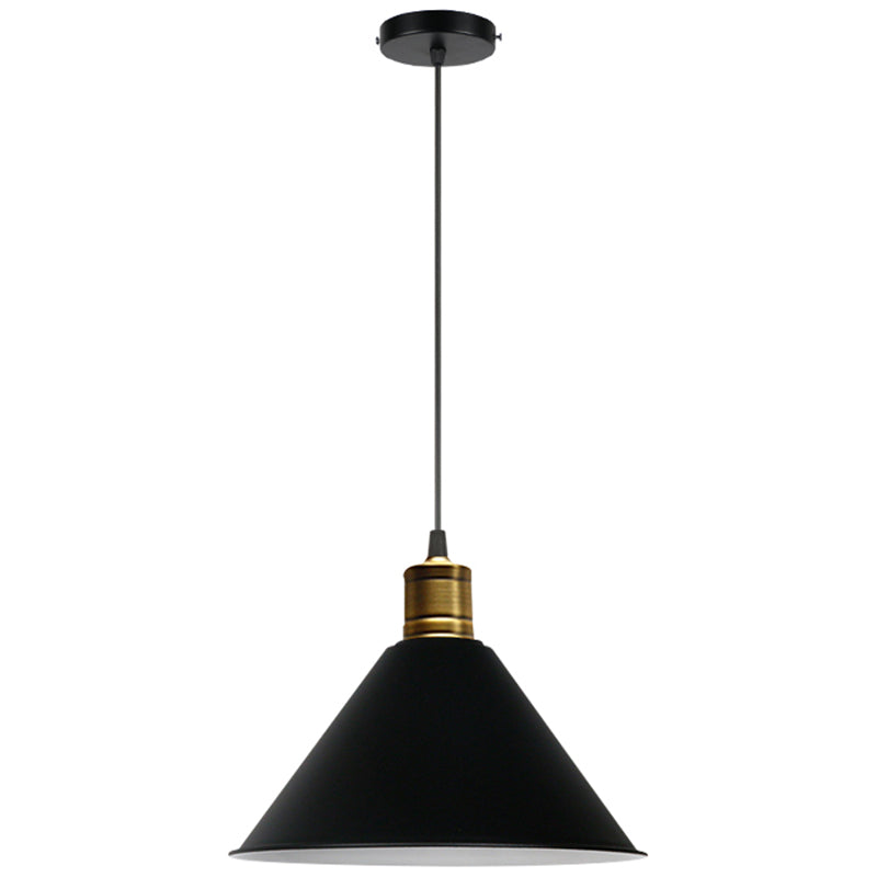 Metal Tapered Hanging Light Nordic Modern Style 1 Light Restaurant Ceiling Pendant Lamp