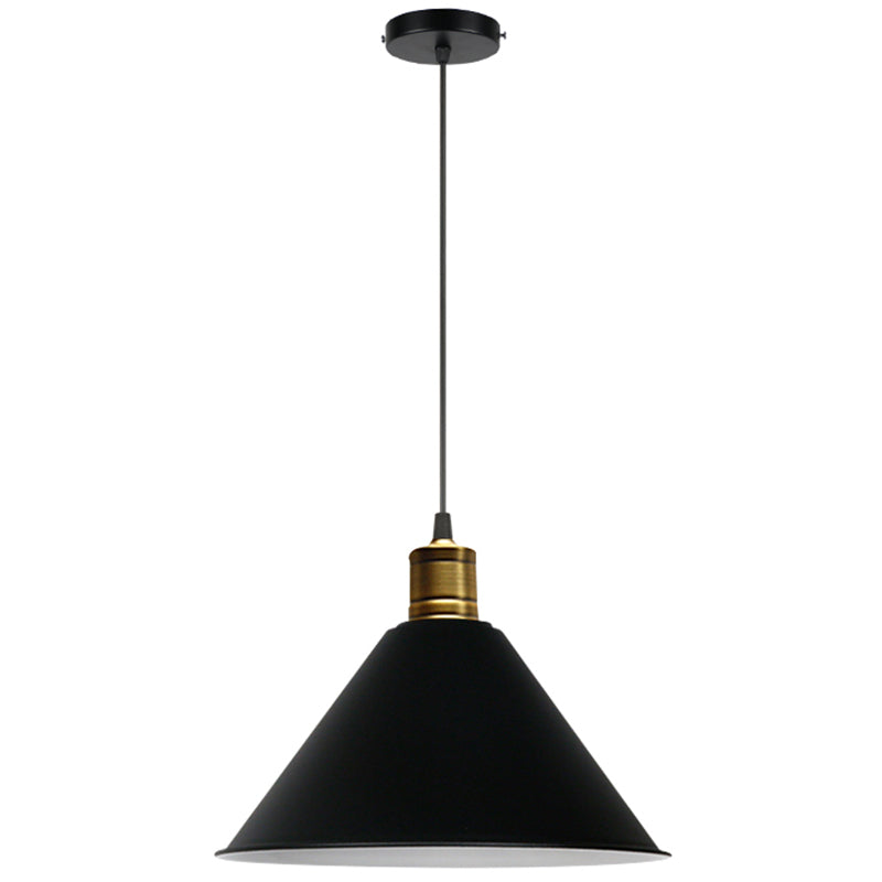 Metal Tapered Hanging Light Nordic Modern Style 1 Light Restaurant Ceiling Pendant Lamp