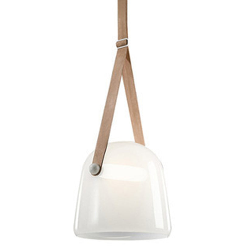 Noordse moderne 1 lichte hangende lamp bell glazen hangluchting voor woonkamer