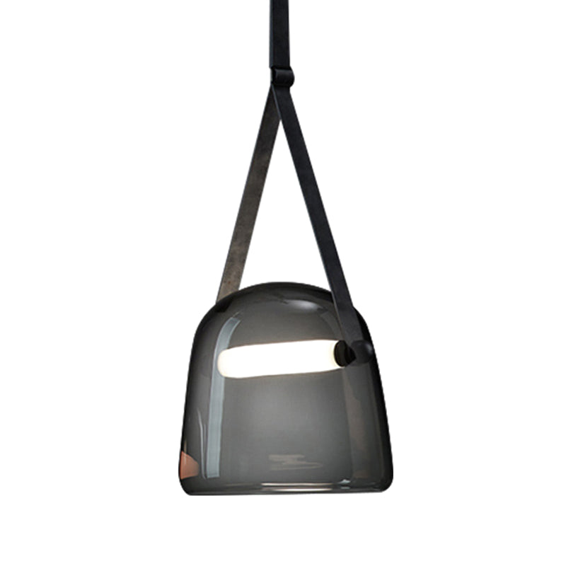 Noordse moderne 1 lichte hangende lamp bell glazen hangluchting voor woonkamer