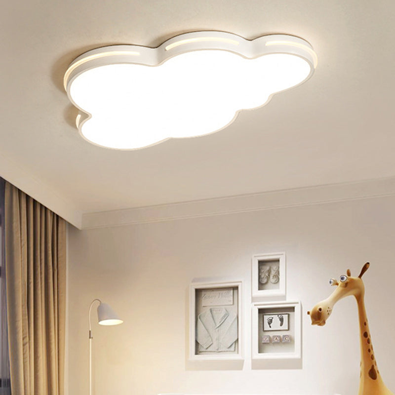 Plafonniers Cloud Flush 1 luminaire métallique nordique encastré