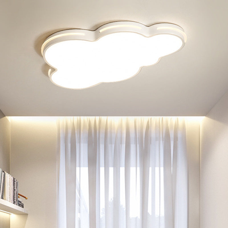 Plafonniers Cloud Flush 1 luminaire métallique nordique encastré
