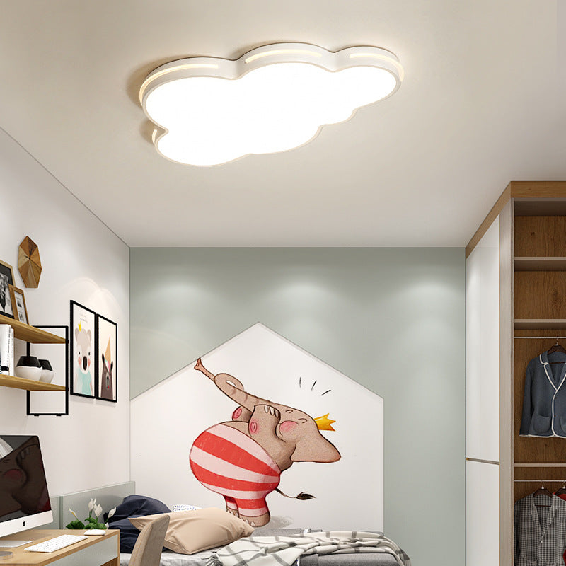 Plafonniers Cloud Flush 1 luminaire métallique nordique encastré