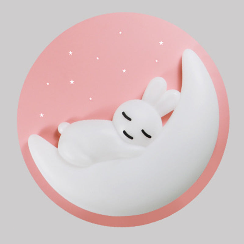 Plafonnier encastré à 1 lumière, luminaire de plafond en plastique de dessin animé